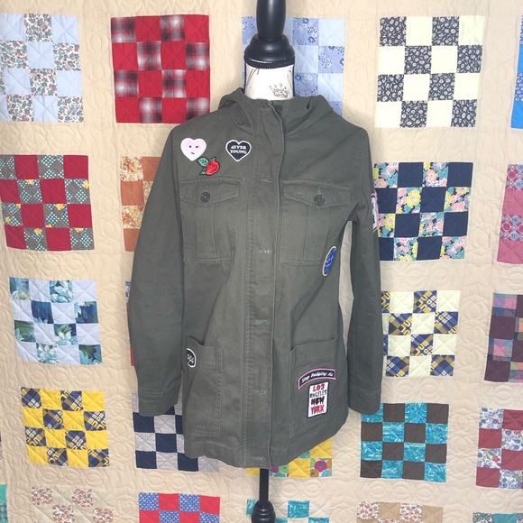 Forever 21 Jackets & Blazers - Forever 21 Patched Field Jacket Size Medium
